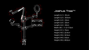 Wavebone Joshua Tree 4-in-1 Streaming stand for Content Creators