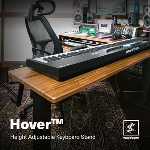Wavebone Hover 900 Height-Adjustable Keyboard Stand on Wheels