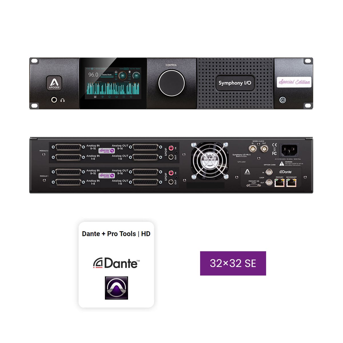 Apogee Symphony MKII Dante W/ 32 X Analogue In & Out