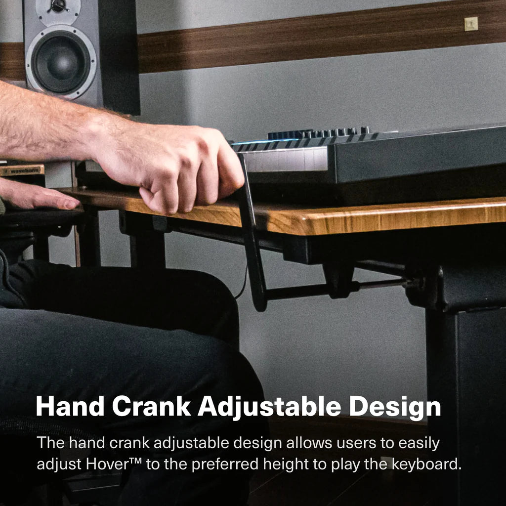 Wavebone Hover 900 Height-Adjustable Keyboard Stand on Wheels
