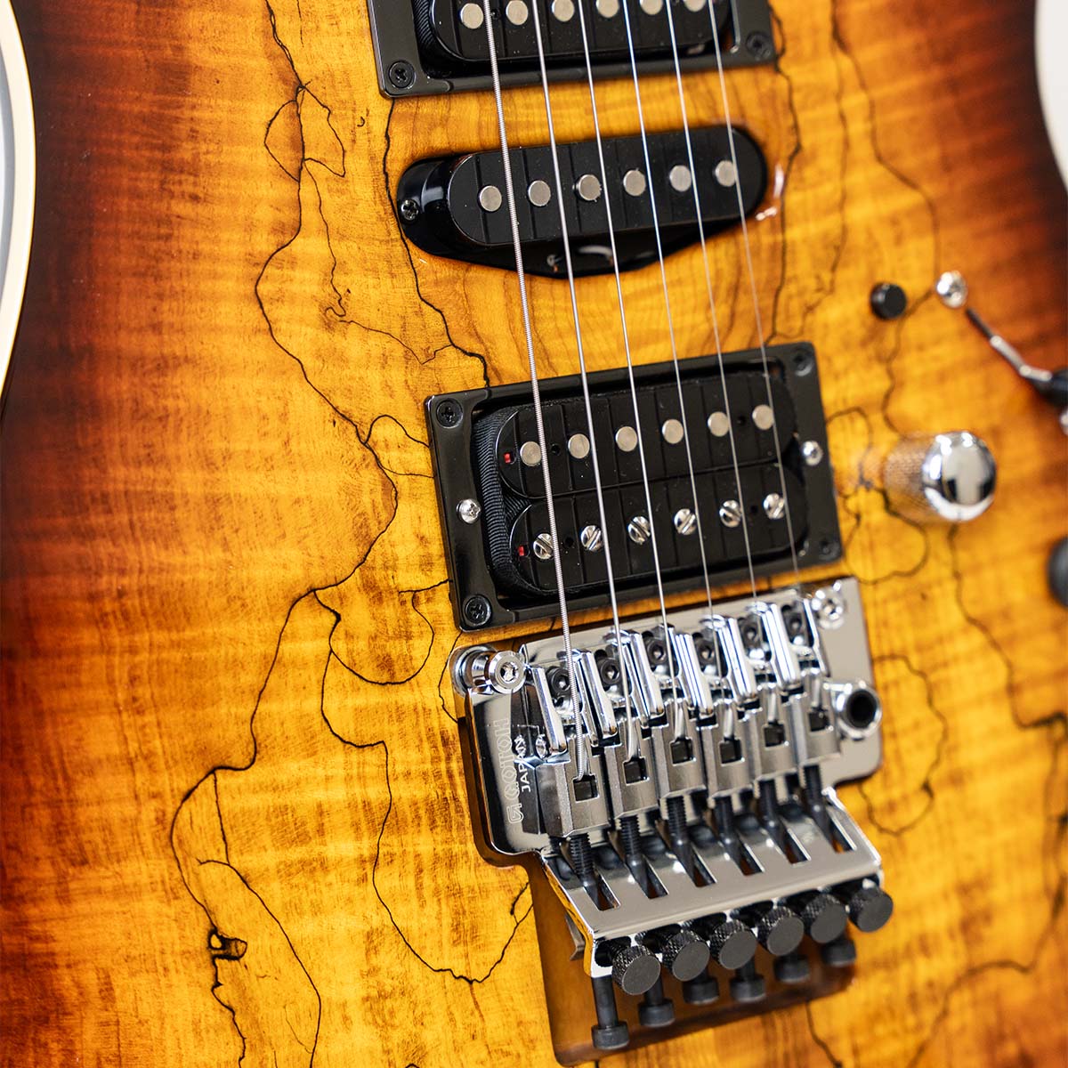 James Tyler Guitars - MIJ - Studio Elite HD - Spalted Maple Brown Sunburst B-STOCK