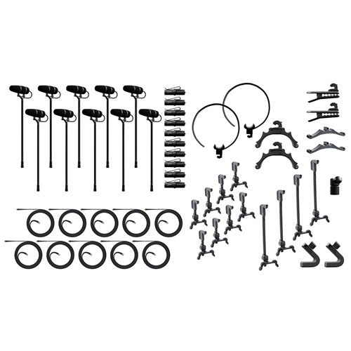 DPA 4099 CORE+ Classic Touring Kit, 10 Mics and accessories, Loud SPL