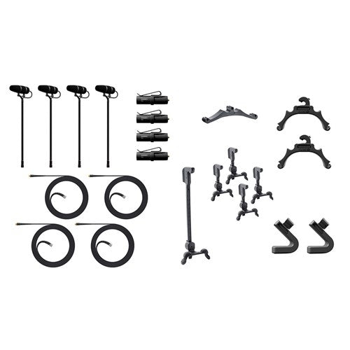 DPA 4099 CORE+ Classic Touring Kit, 4 Mics and accessories, Loud SPL