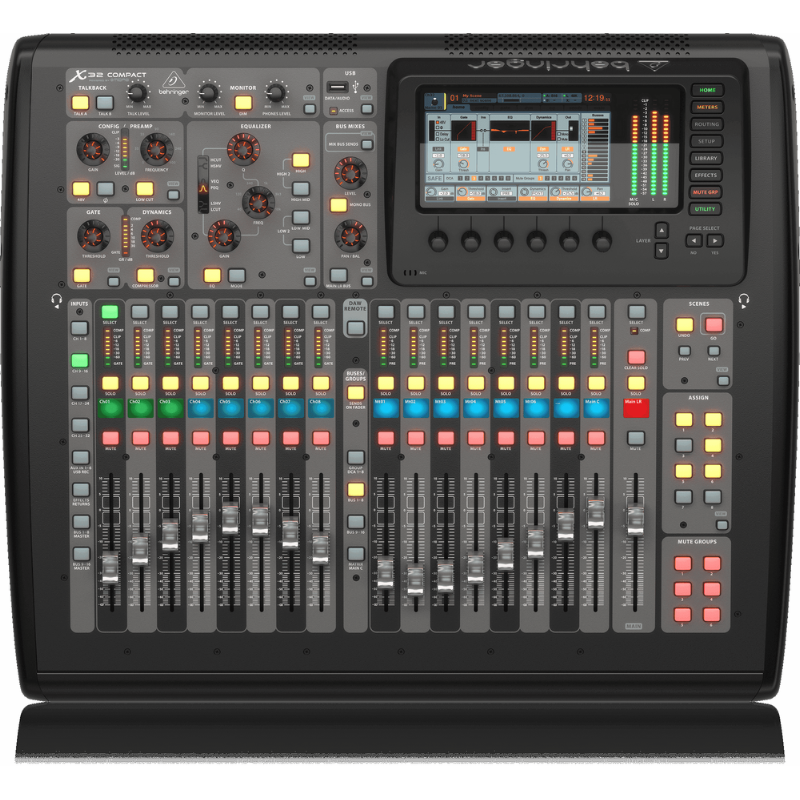 Behringer X32 Compact + Gator G-TOURX32CMPCTNDH Flightcase Bundle