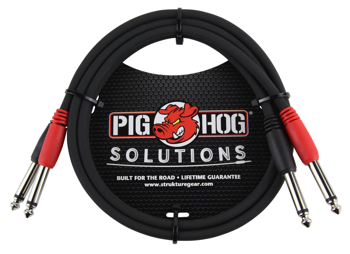 Pig Hog - 3ft 1/4"-1/4" Dual Cable