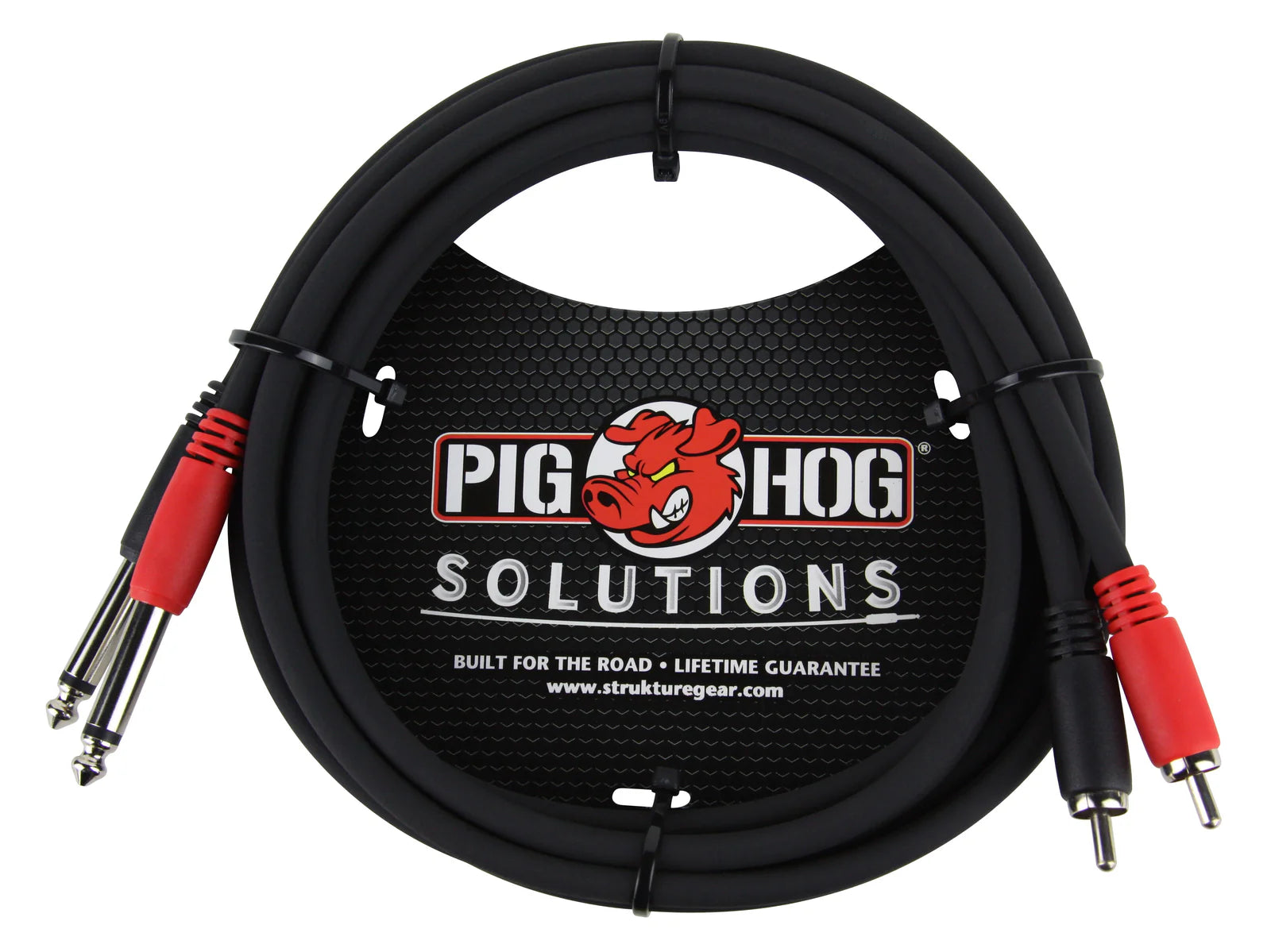 Pig Hog - 6ft RCA-1/4" Dual Cable