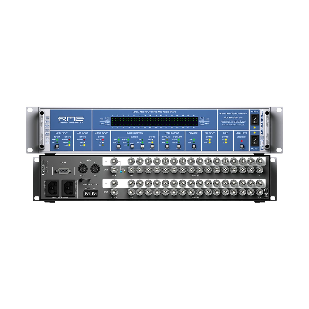 RME Bidirectional 64-Channel Madi/Aes3-Id Format Convertor
