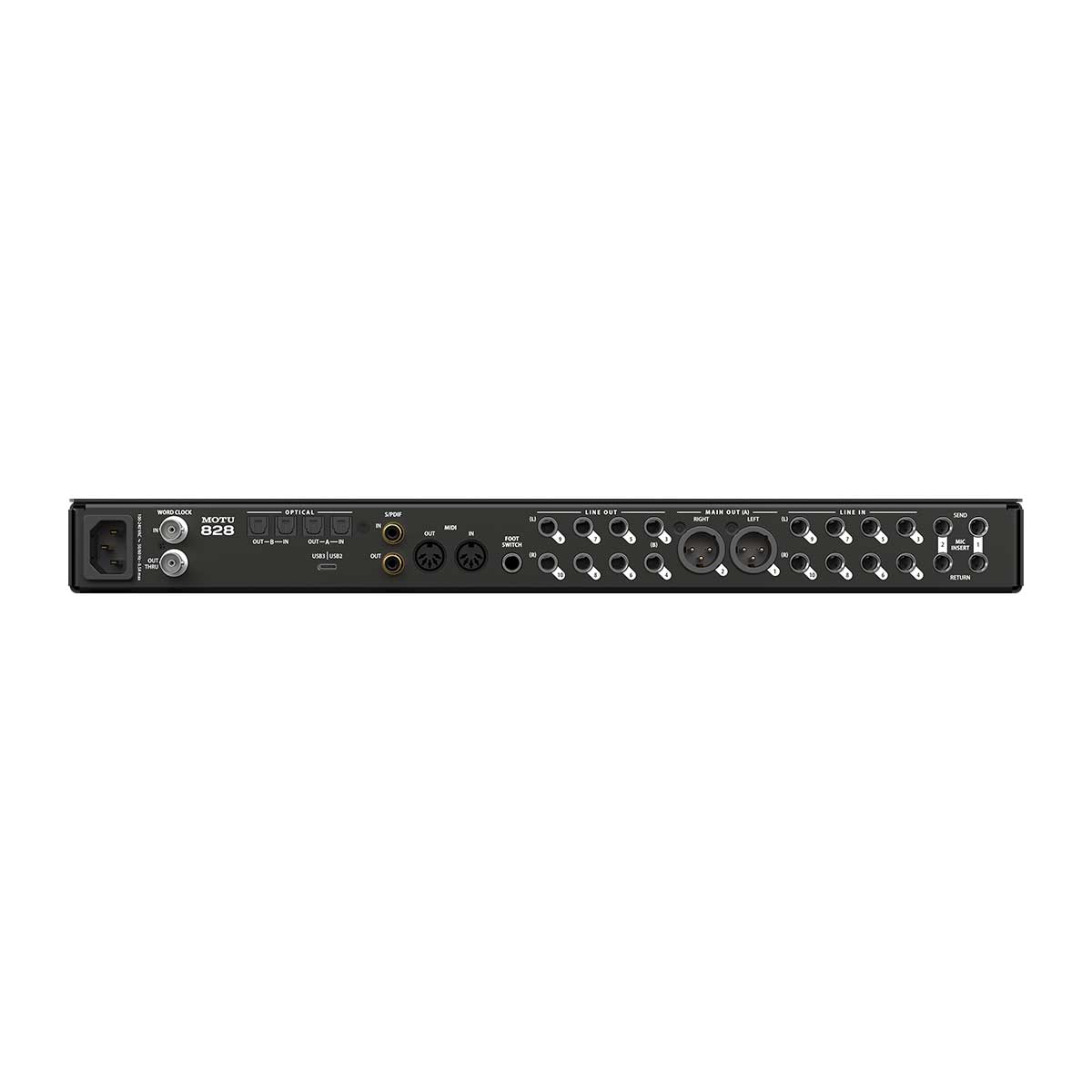 MOTU 828 28 x 32 USB3 audio interface