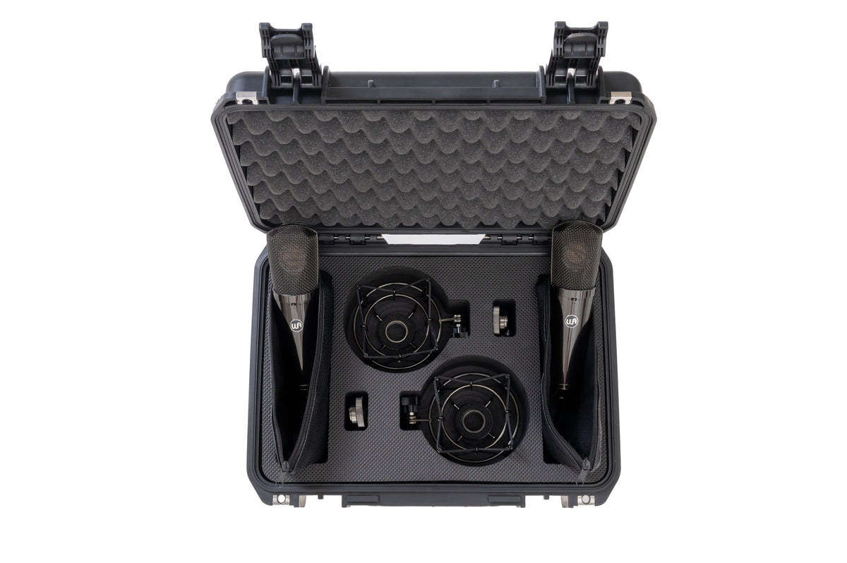 Warm Audio WA-87R2 Stereo Pair Large-Diaphragm Transformer-Balanced Condenser - Limited Titanium-Style Finish