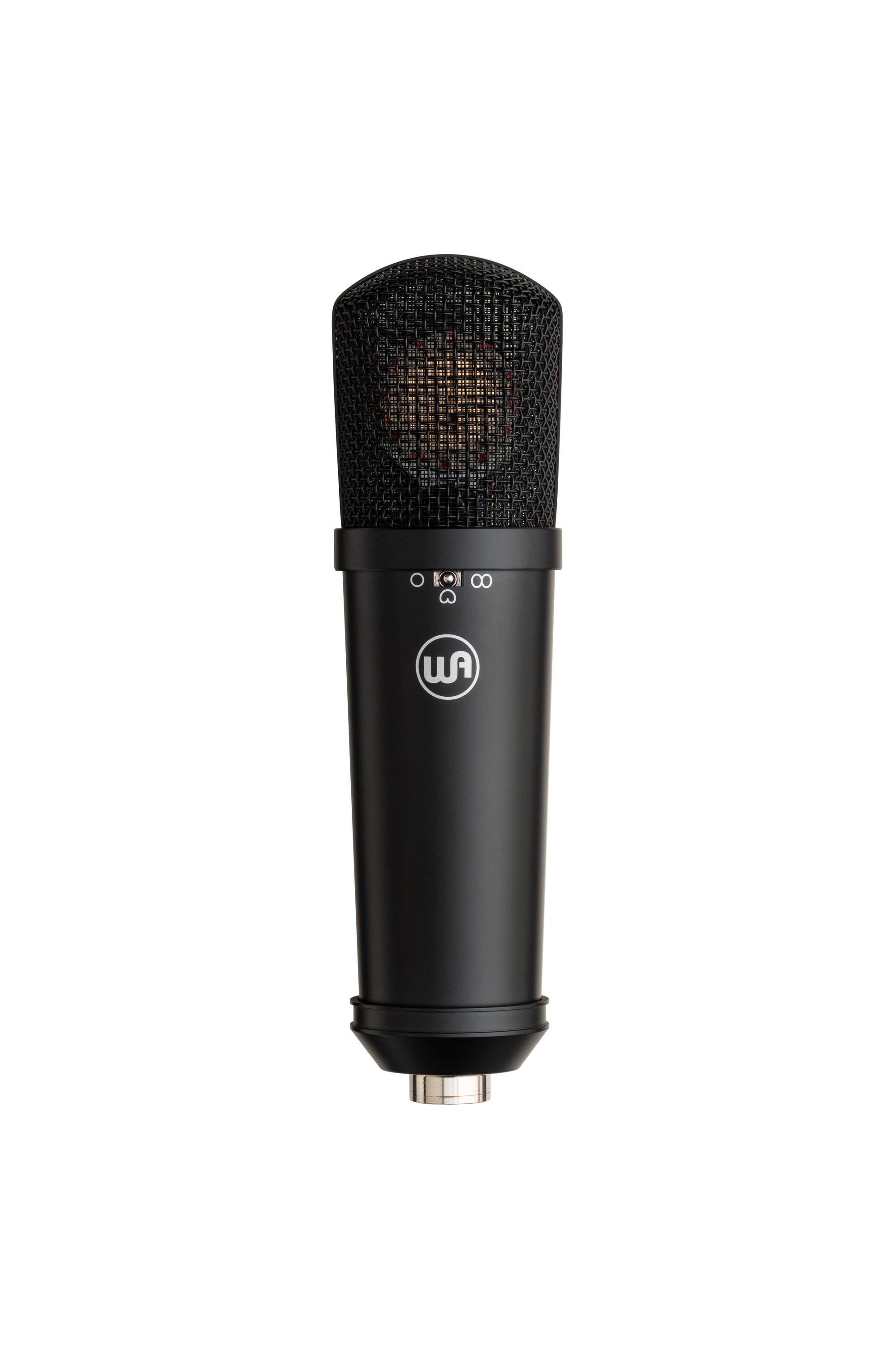 Warm Audio WA-87jr Black Large-Diaphragm Transformerless FET Condenser Microphone