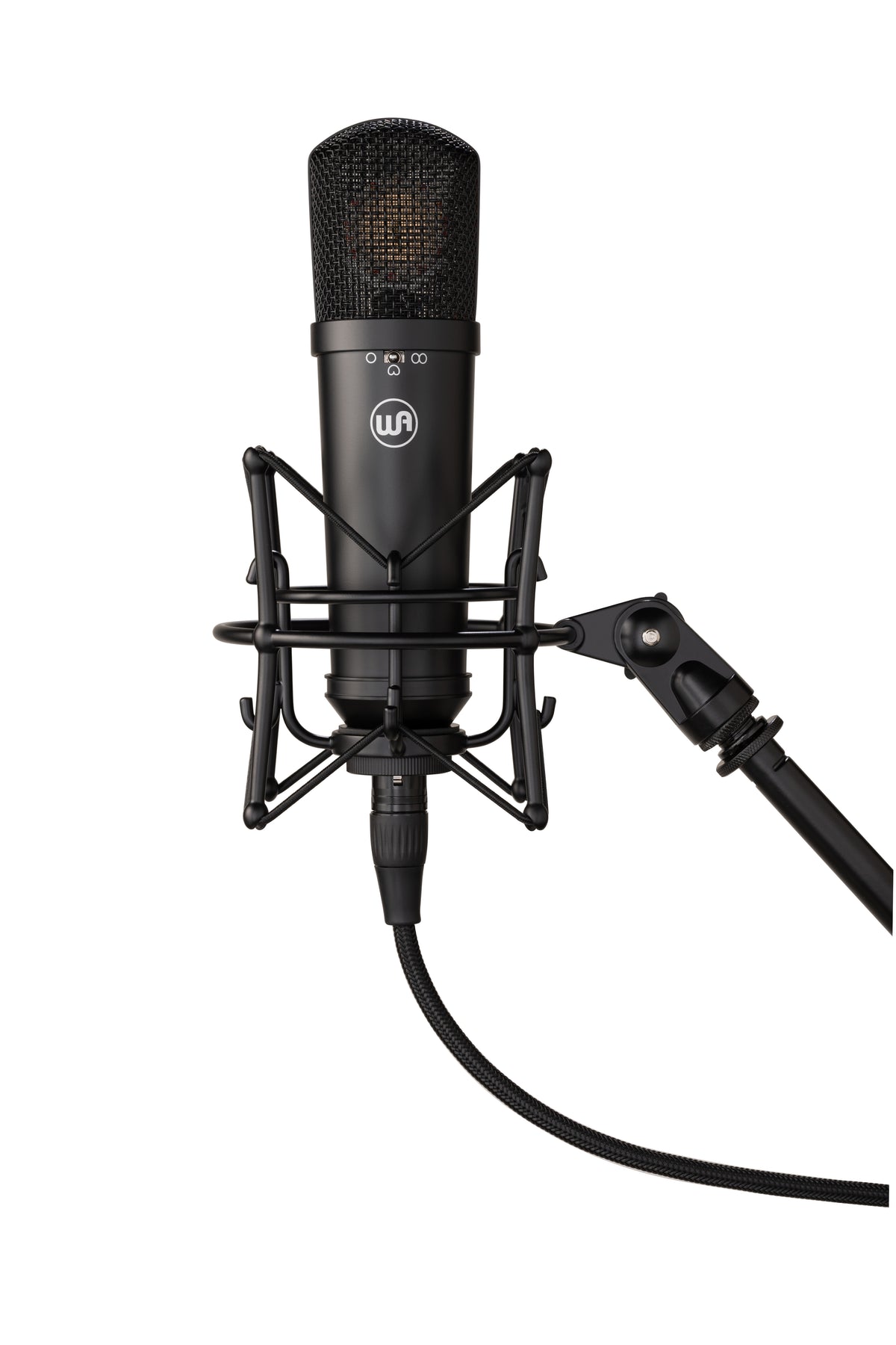 Warm Audio WA-87jr Black Large-Diaphragm Transformerless FET Condenser Microphone