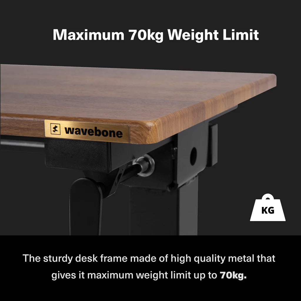 Wavebone Hover 900 Height-Adjustable Keyboard Stand on Wheels