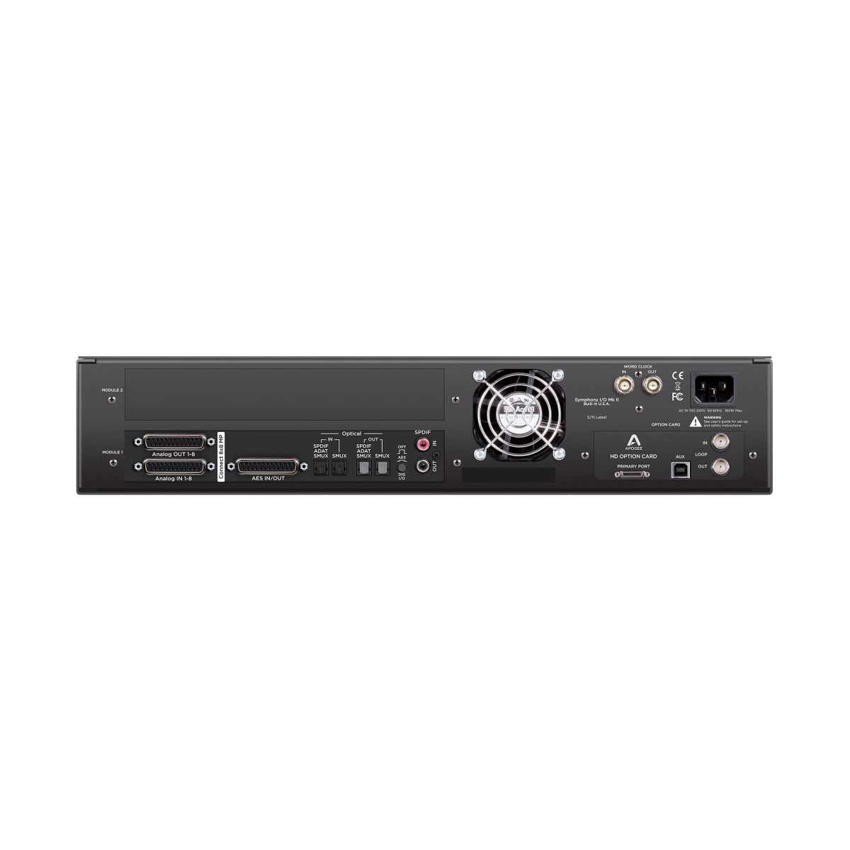Apogee Symphony MKII PTHD Chassis 8×8 Analog I/O + 8 Mic Pre + AES/Optical I/O