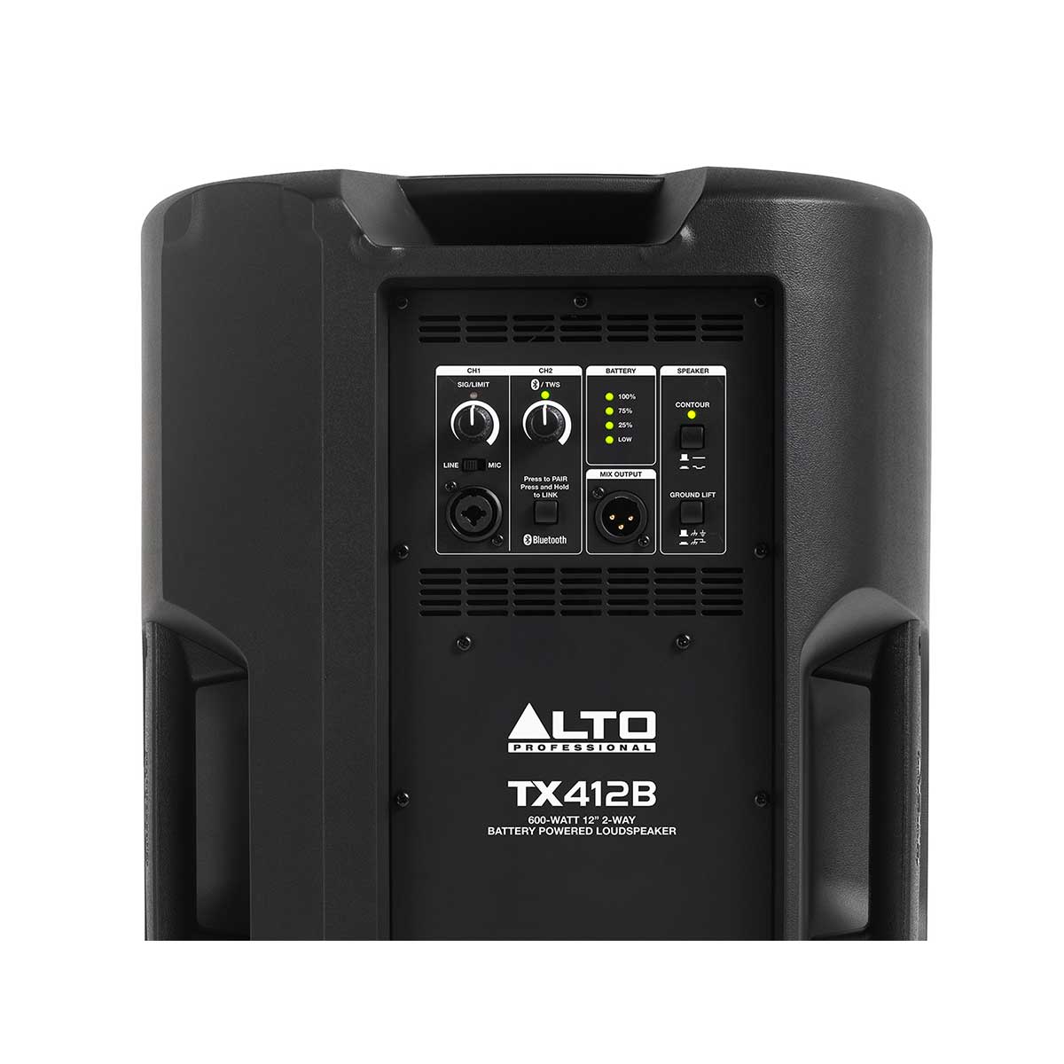 Alto Professional TX412 600W Battery-Powered  2-inch Loudspeaker with Bluetooth