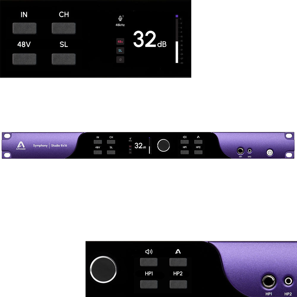 Apogee Symphony Studio 8x16 USB-C Audio Interface for Immersive Audio with DSP