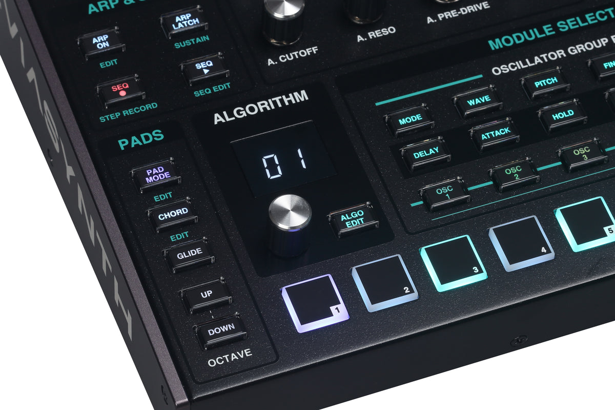 ASM Leviasynth Desktop 16-Voice Algorithm Desktop Synth