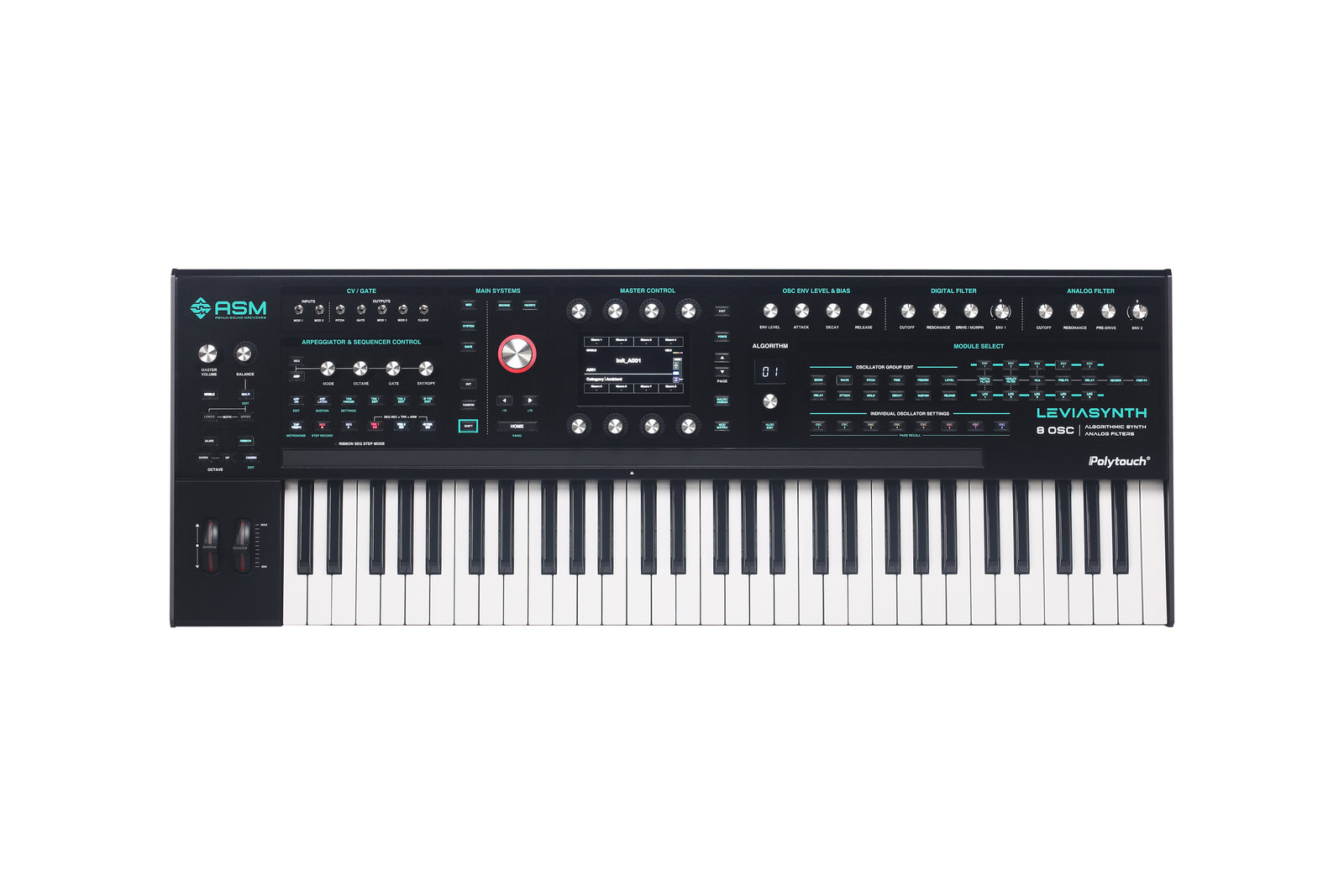 ASM Leviasynth Keyboard 16-Voice Algorithm Synth