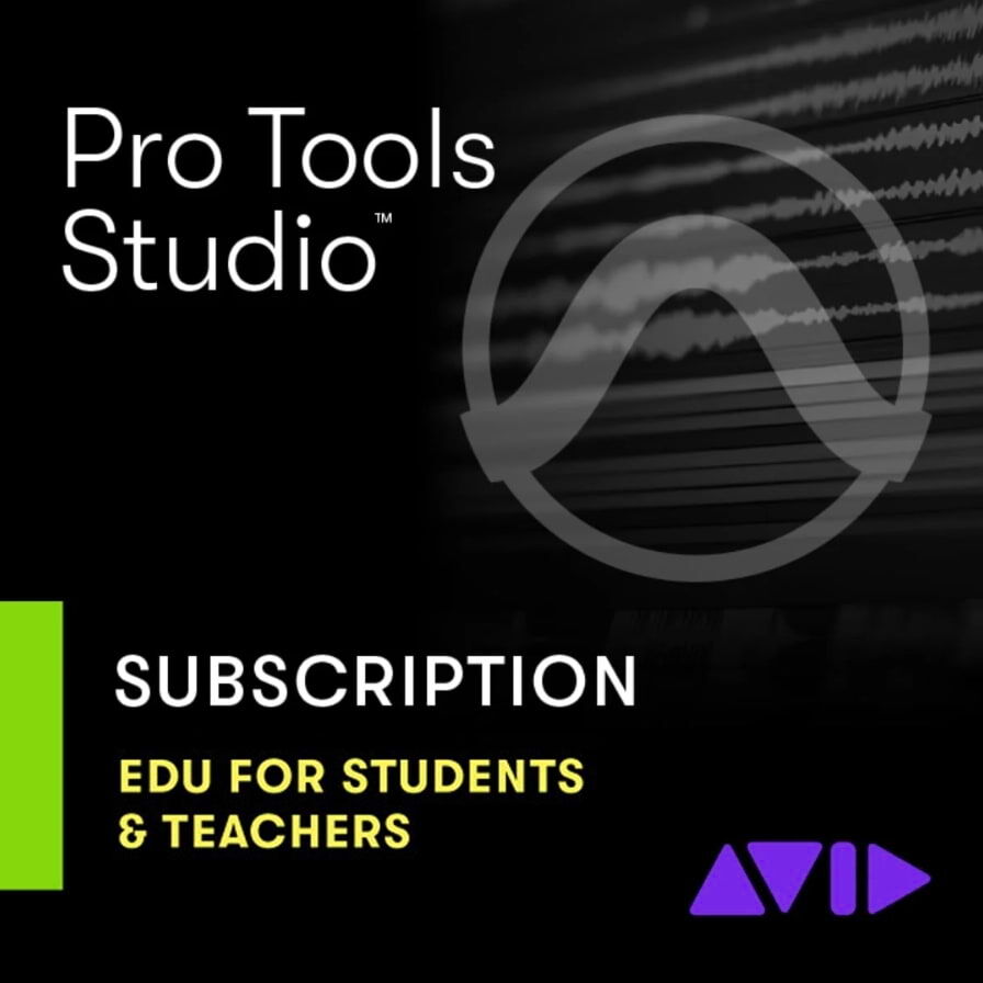 Pro Tools Studio Annual Subscription - New license (Education)