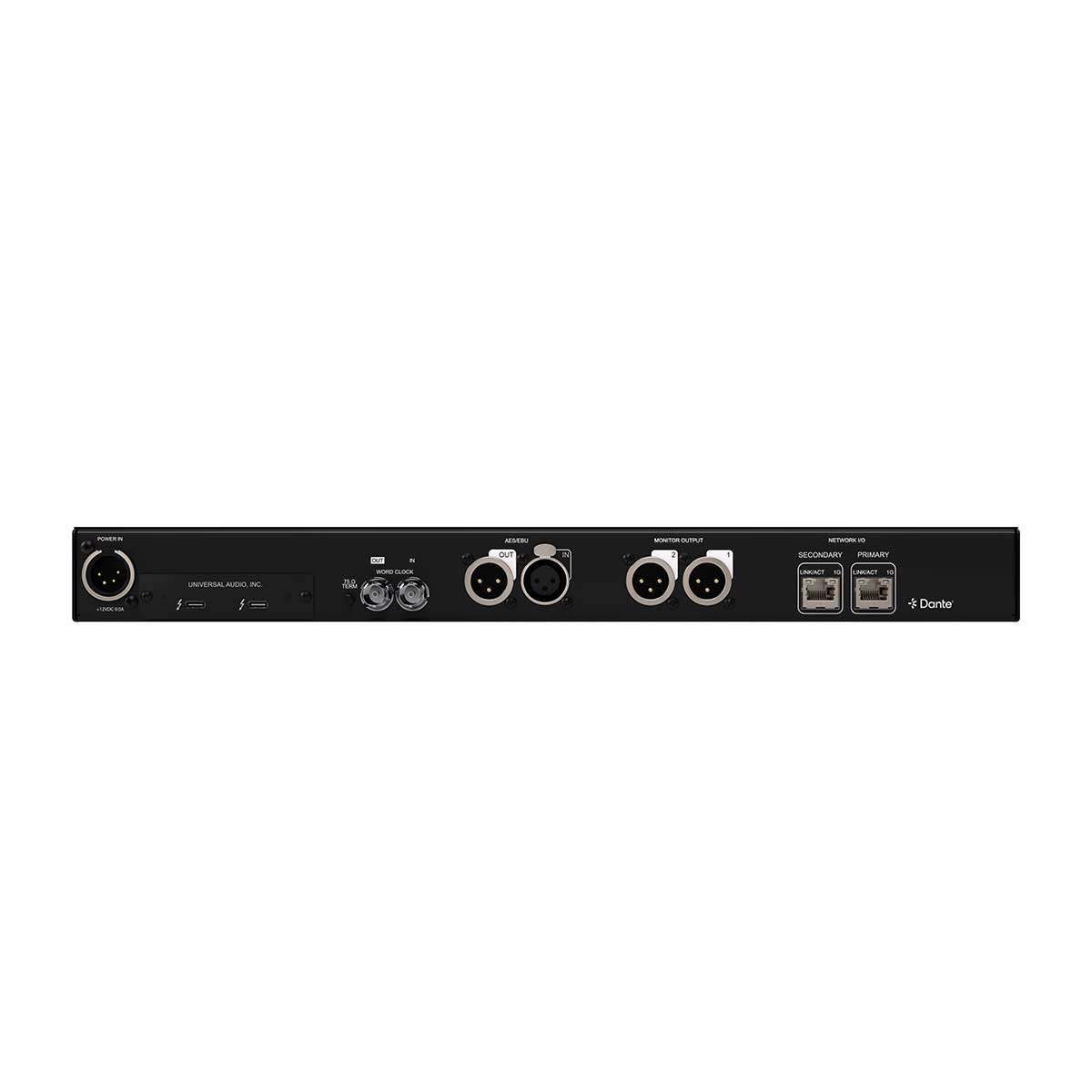 Universal Audio Apollo 16D Rack interface with Dante Essentials