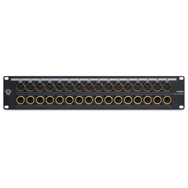 Black Lion PBR XLR 32 DSub Patchbay