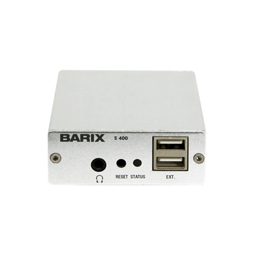 Barix Retail Player S400 Streaming decoder IP Former hardware