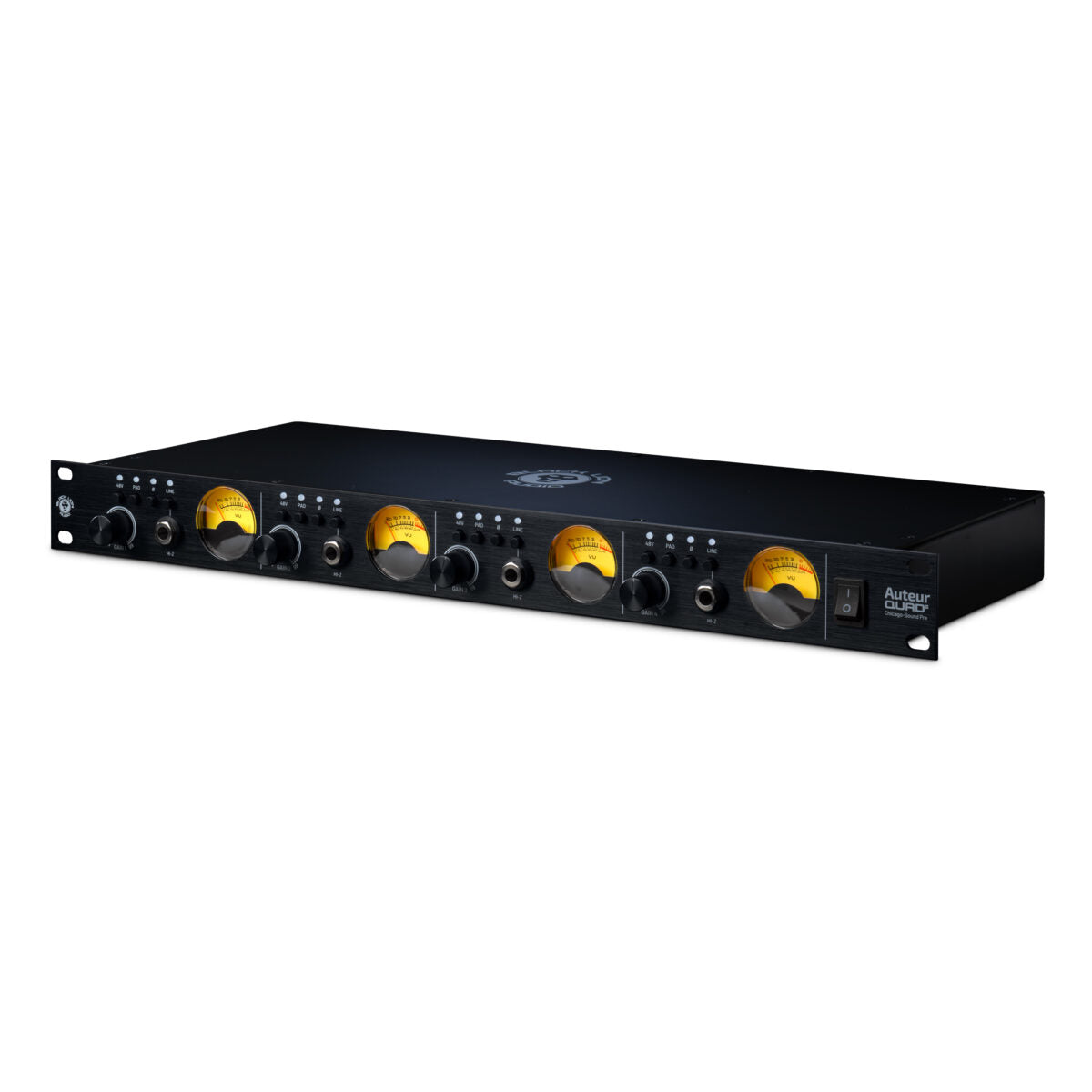 Black Lion Audio Auteur Quad2 Versatile 4-Channel Mic/Line/DI Preamp with Cinemag Transformers