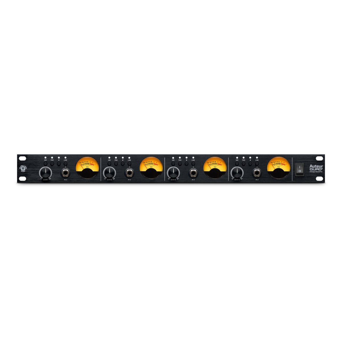 Black Lion Audio Auteur Quad2 Versatile 4-Channel Mic/Line/DI Preamp with Cinemag Transformers