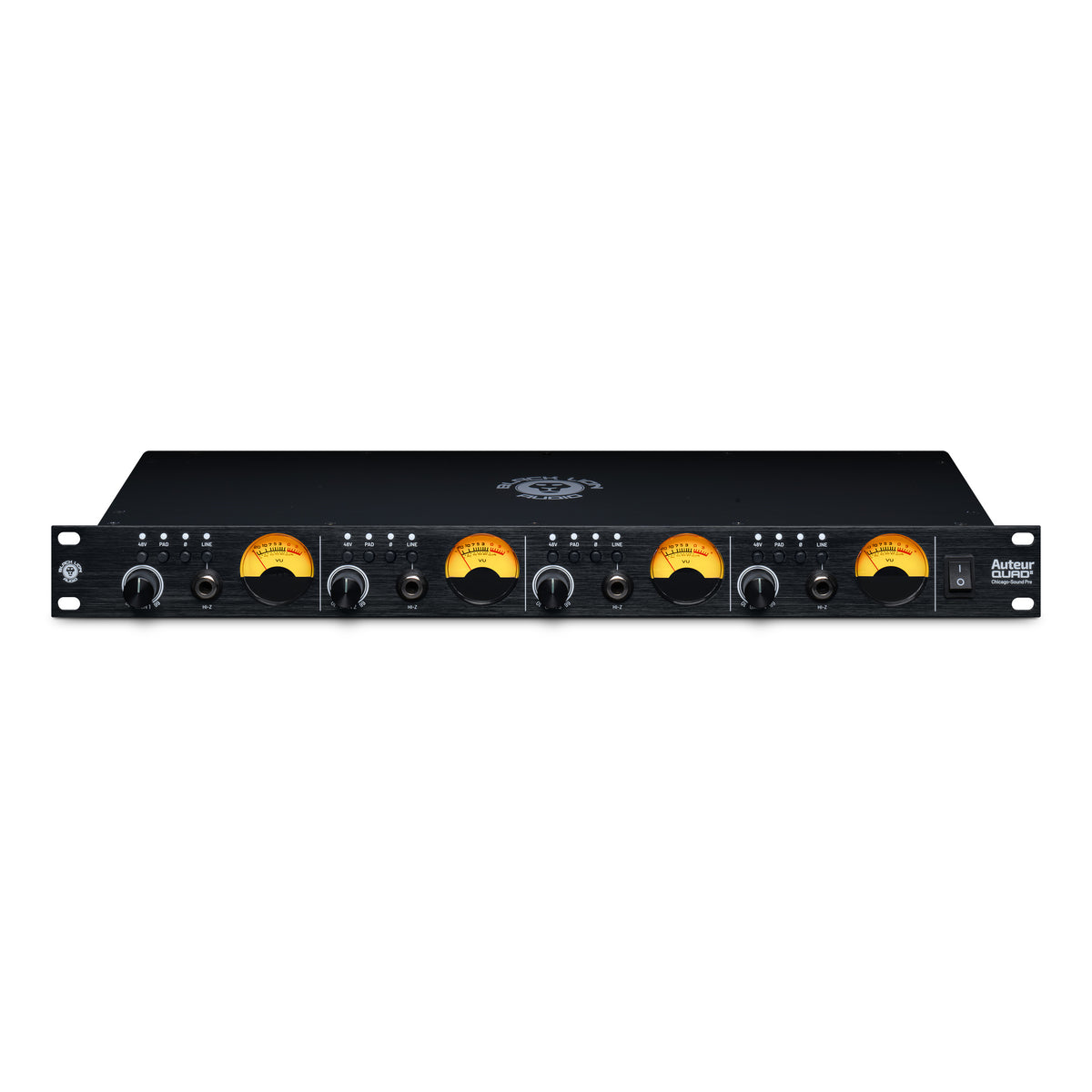 Black Lion Audio Auteur Quad2 Versatile 4-Channel Mic/Line/DI Preamp with Cinemag Transformers