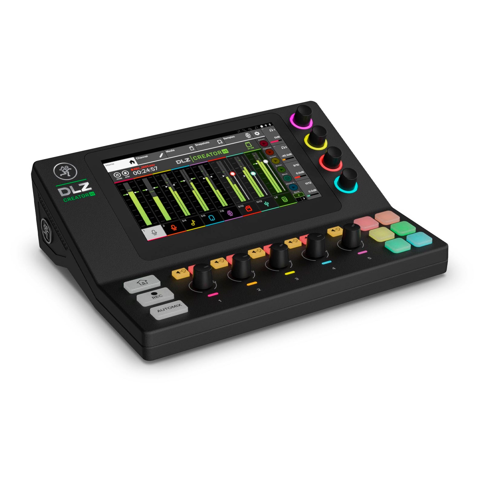 Mackie DLZ Creator XS Compact Digital Mixer for Podcasting & Streaming