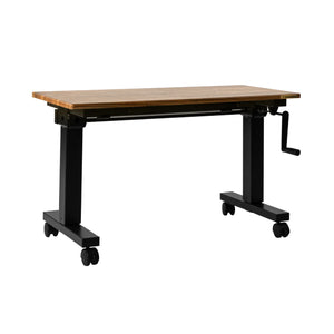 Wavebone Hover 900 Height-Adjustable Keyboard Stand on Wheels - Wood