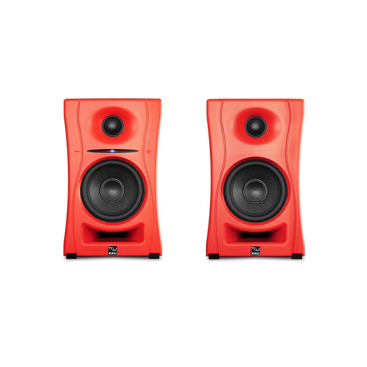 Kali Audio 2-Way Studio Monitors 4"+1". Bluetooth Onboard - RED (Pair)