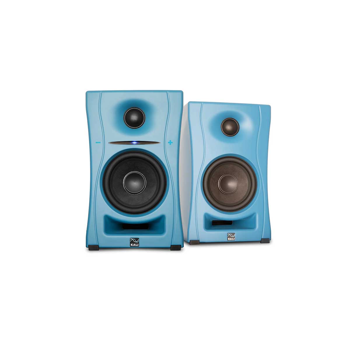 Kali Audio 2-Way Studio Monitors 4"+1". Bluetooth Onboard, Blue, (Pair)