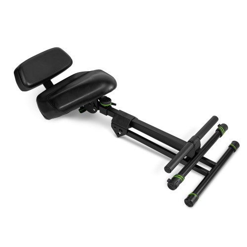 Gravity FM SEAT1 BR Height Adjustable Stool with Foot and Backrest