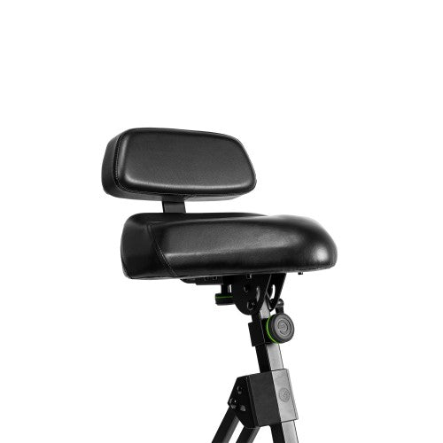 Gravity FM SEAT1 BR Height Adjustable Stool with Foot and Backrest