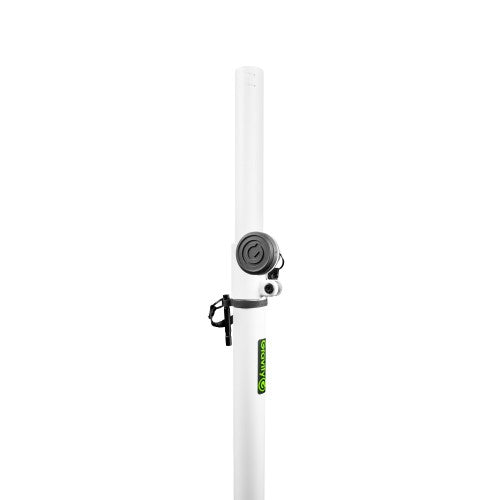 Gravity LS 431 Lighting Stand with Square Steel Base and Excentric Mounting Option - White