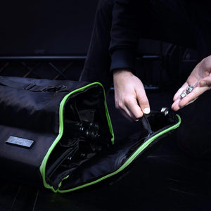 Gravity GTBGMS6B Touring Transport Bag for 6 Mic Stands on Wheels