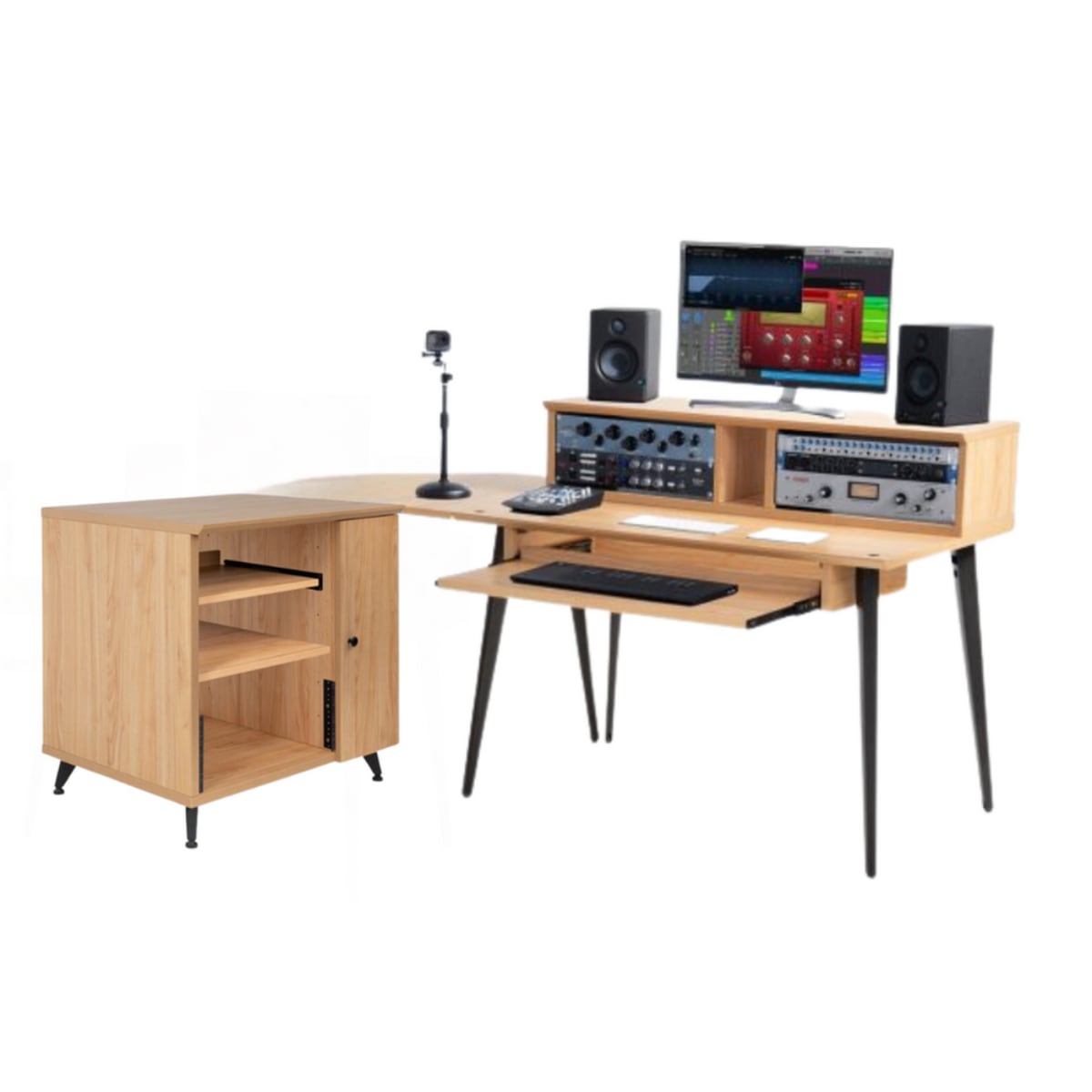 Gator GFW-ELITEDESK-MPL-SET Elite Furniture Set Maple