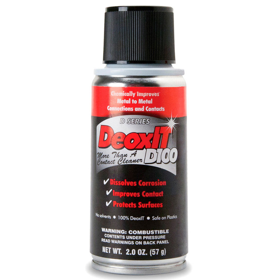 Hosa Caig D100S2 Deoxit Contact Cleaner, 100% Concentrate Spray, 57 Grams