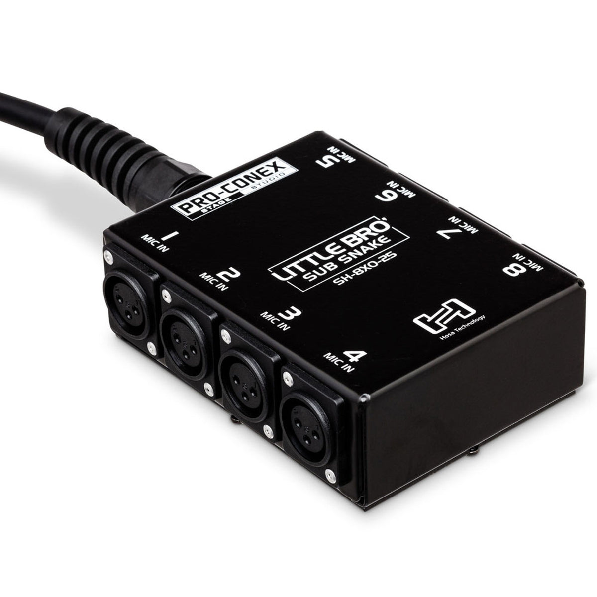 HOSA SH8X025 Pro-Conex Little Bro' Sub Snake, 8 X XLR Sends/ No Returns 25 FT / 7.6M