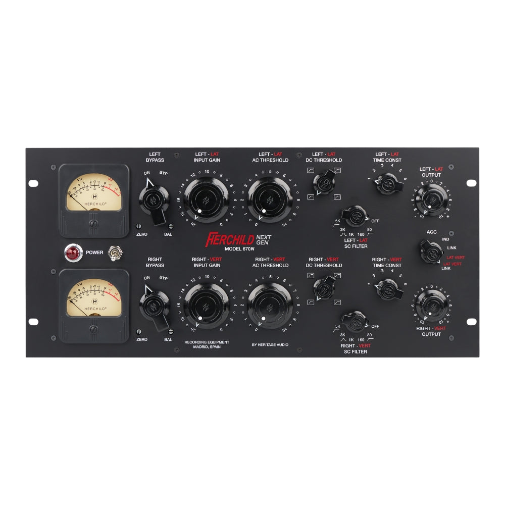 Heritage Audio HERCHILD Next Gen Model 670N  Stereo Vari-Mu Tube Compressor