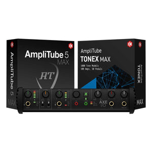 IK Multimedia AXE I/O + AmpliTube 5 MAX + TONEX MAX Bundle