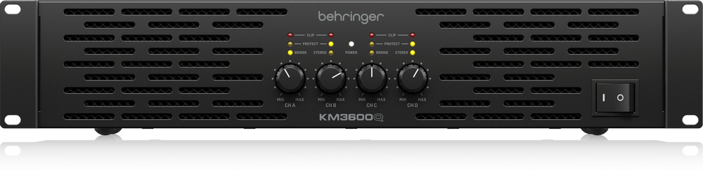 Behringer KM3600Q Professional 4 Channel Amp