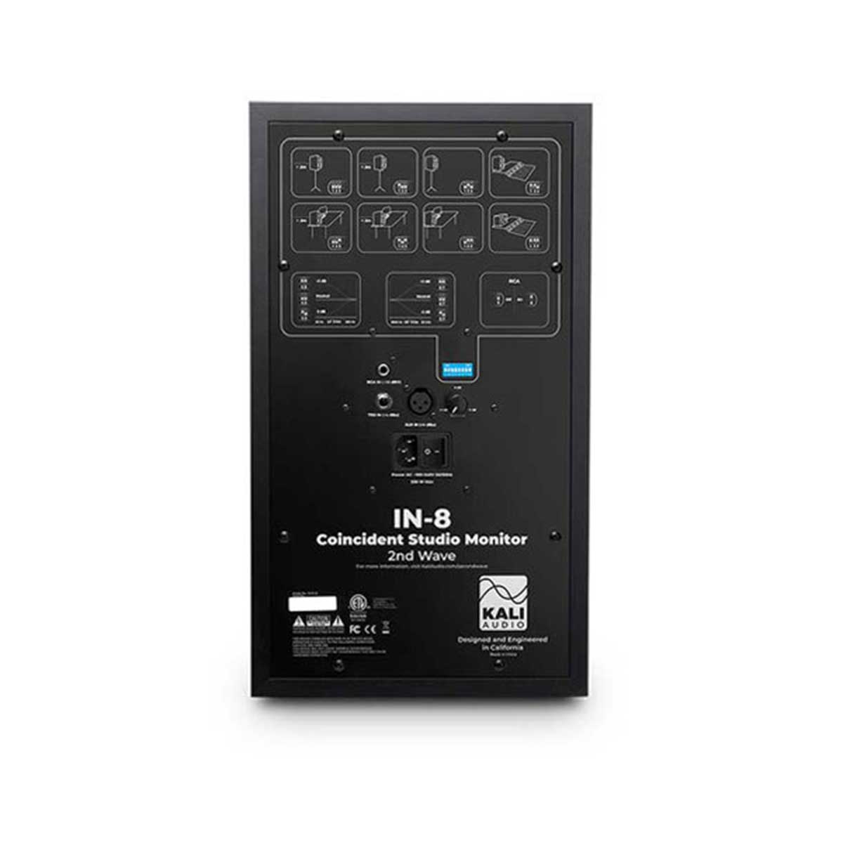 Kali Audio IN-8 3-Way Studio Monitor (SINGLE) (Second Wave Model)