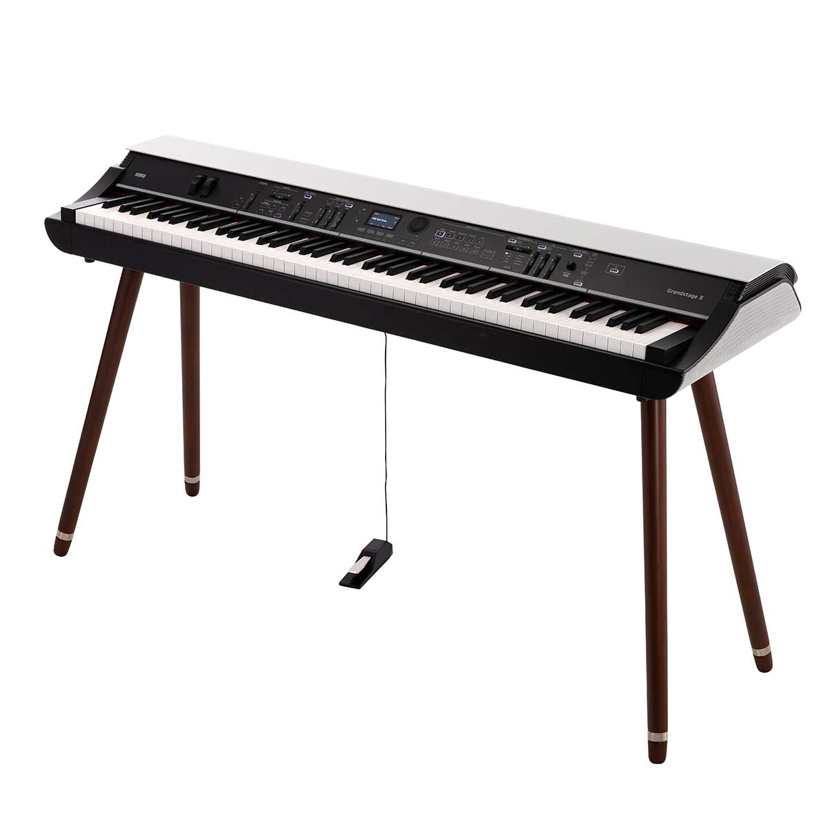 KORG Grandstage X 88 Note Stage Piano - Slant on Stand