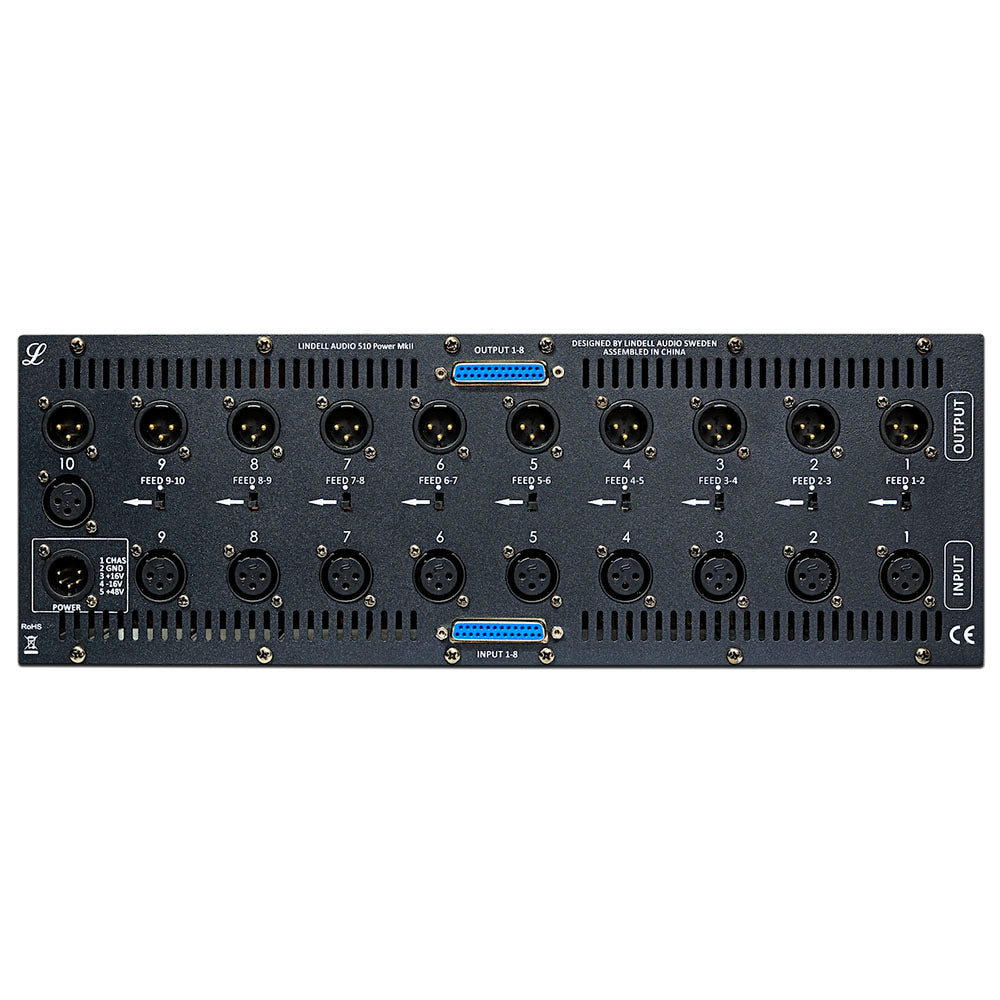  Lindell Audio 510 Power MKII 500 Series Power Rack