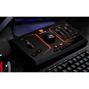 M-Game Solo USB Streaming/Mixer Interface with LED Lighting , Voice Effects & Sampler