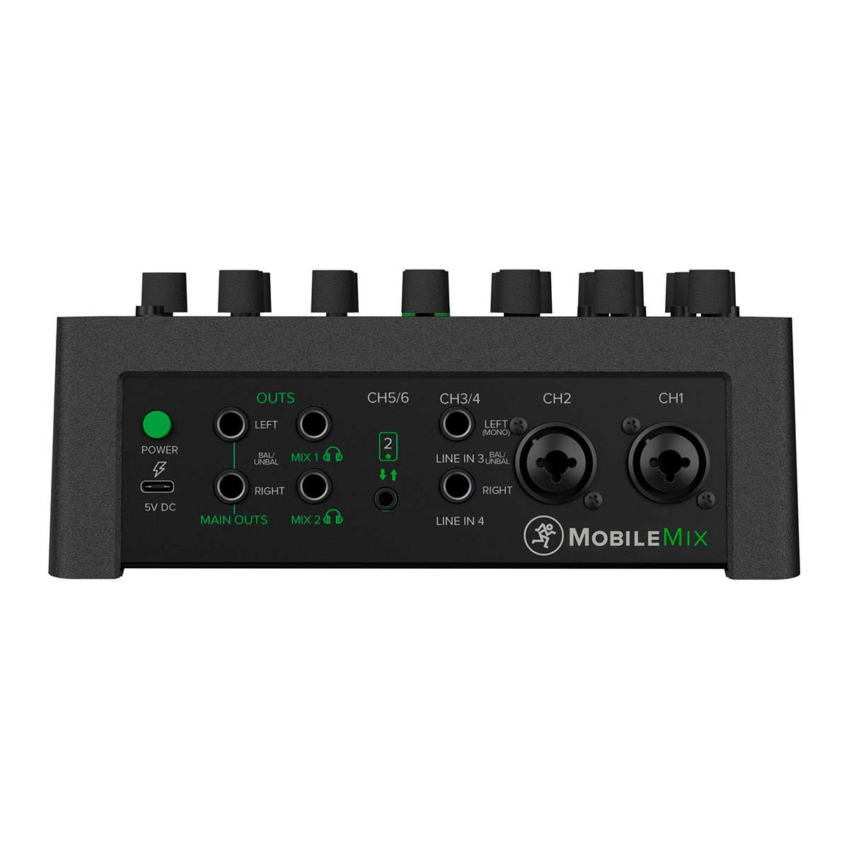 Mackie MobileMix 8-Channel USB-Powerable Mixer for A/V Production, Live Sound and Streaming