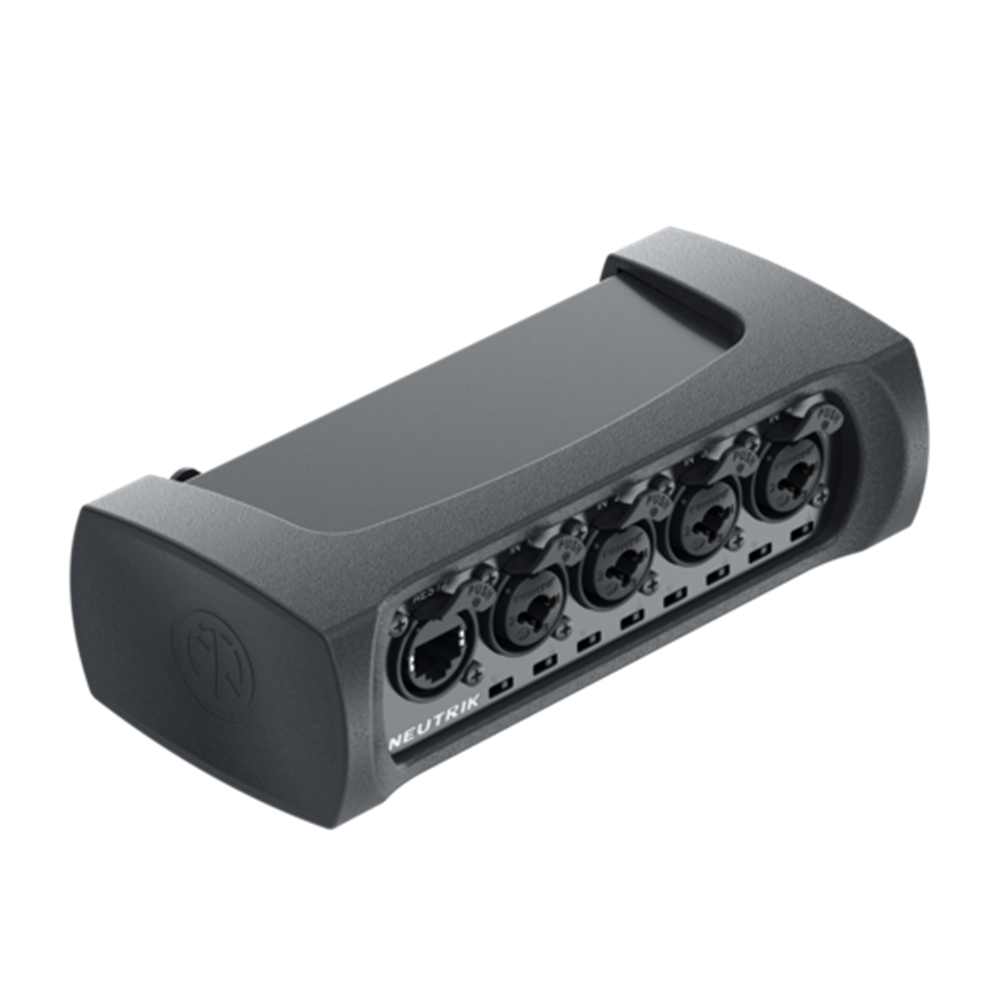 Neutrik 4 channel CAT cable stagebox