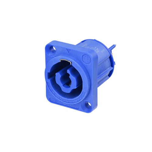 Neutrik powerCON chassis connector, power-in, blue