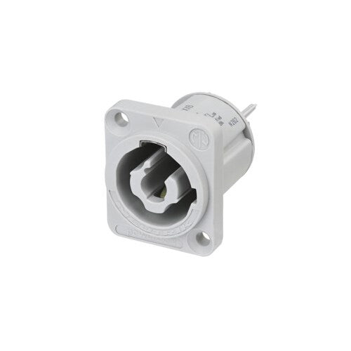 Neutrik powerCON chassis connector, power-out, grey